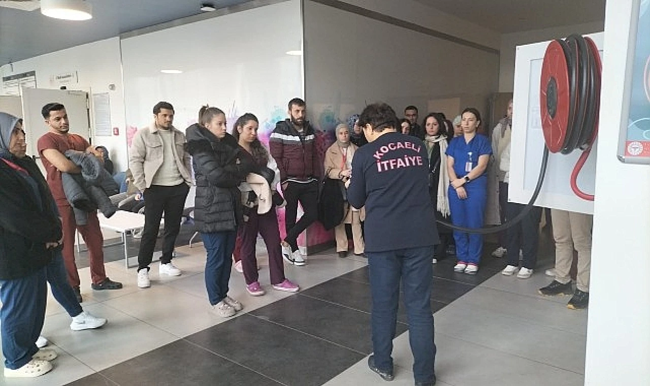 Şehir Hastanesi personeline acil durumu eğitimi