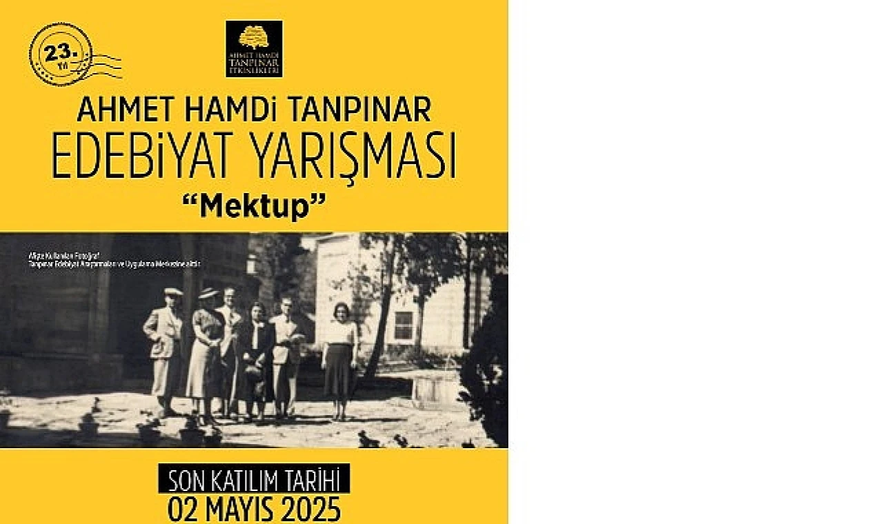 Ahmet Hamdi Tanpınar Edebiyat Yarışması için başvurular  başladı