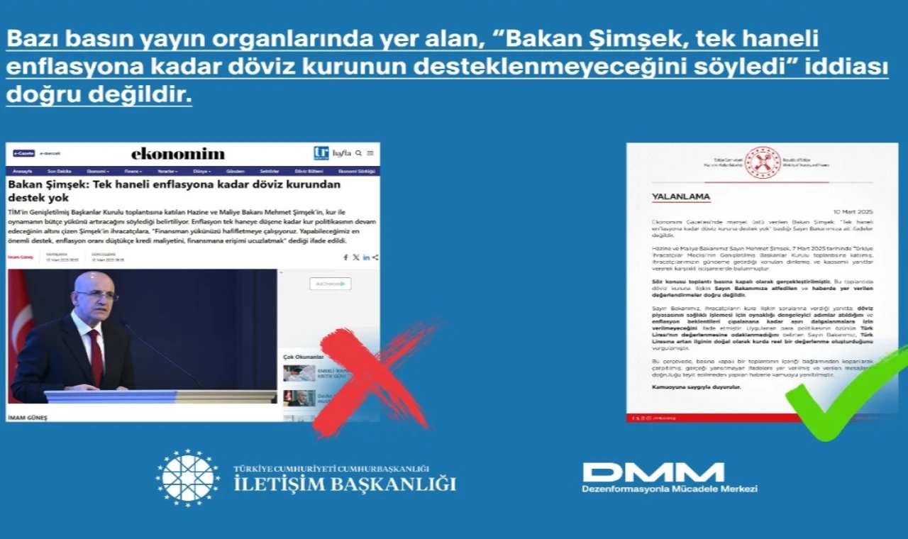 İletişim’den enflasyon ve döviz kuru açıklaması