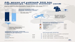 AB, geçen yıl yaklaşık 300 bin sığınmacıya "koruma statüsü" verdi