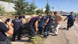 Sinop Valisi Karaömeroğlu trafik kazası geçirdi