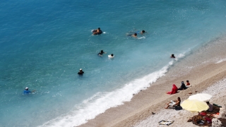 Muğla plajlarında sıcak hava yoğunluğu