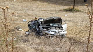 Uşak’ta trafik kazası: 1 ölü, 1 yaralı