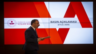 İçişleri Bakanlığı Sözcüsü Çataklı eylülde iç güvenlik operasyonlarında 12’si arananlar listesinden 171 teröristin etkisiz hale getirildiğini açıkladı