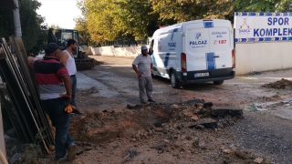 Kocaeli’de doğal gaz borusu patladı