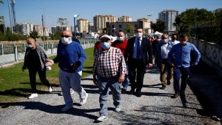 Kayseri’de köpekler için ”pati yolu” açıldı