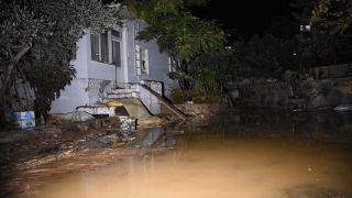 Bodrum’da içme suyu isale hattında patlama