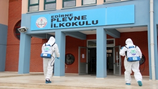 Edirne’de okullar Kovid19 tedbirlerine göre eğitime hazırlanıyor