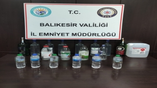 Balıkesir’de sahte içki operasyonunda 2 kişi tutuklandı