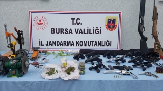 Bursa’da kaçak silah imalathanesine yönelik operasyonda 2 şüpheli yakalandı