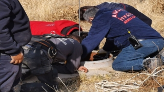 Haymana’da eski su kuyusunda kafatası ve insan kemikleri bulundu