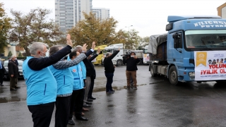 Kayseri’den İdlib’e 13 tır patates gönderildi