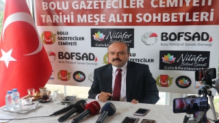 Tarım ve Orman Bakan Yardımcısı Metin, Bolu’da gazetecilerle buluştu 