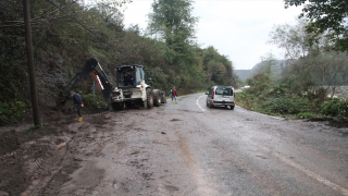 Giresun’da şiddetli yağış etkili oldu