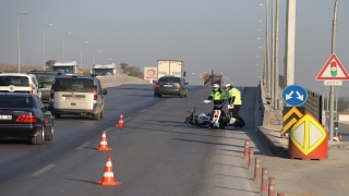 Denizli’de motosikletin çarptığı kadın öldü