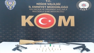 Niğde’de silah kaçakçılığı operasyonu: 9 gözaltı