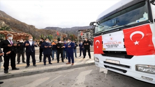 Amasya’dan İzmir’deki depremzedelere yardım