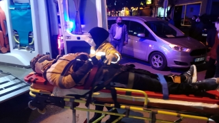 Kocaeli’de 2 kardeşin yaralandığı trafik kazası güvenlik kamerasında