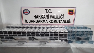 Hakkari’de kaçak 5 bin paket sigara ele geçirildi