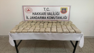 Hakkari’de 50 kilo 852 gram eroin ele geçirildi