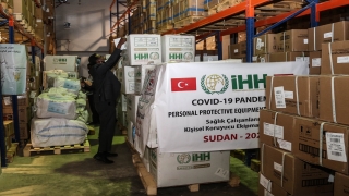 İHH ve Türkiye’deki Sudan toplumundan Sudan’ın Kovid19’la mücadelesine destek