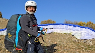 Batman’da yamaç paraşütü keyfi