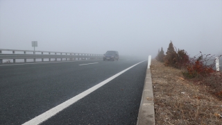 Kastamonu’da sis ulaşımı olumsuz etkiliyor