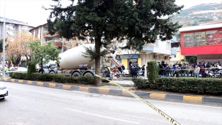 Hatay’da beton mikserinin çarptığı yaya hayatını kaybetti