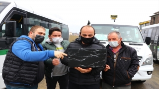 Tekirdağ’da halk otobüsü şoförleri AA’nın ’’Yılın Fotoğrafları’’ oylamasına katıldı