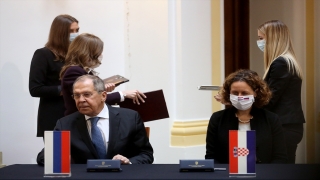 Rusya Dışişleri Bakanı Lavrov, Hırvatistan’da mevkidaşı Grlic Radman ile görüştü