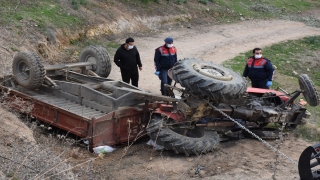 Aydın’da traktörün takla atması sonucu 1 kişi öldü, 2 kişi yaralandı