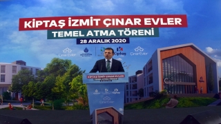 Kocaeli’de ”KİPTAŞ İzmit Çınar Evler” projesinin temeli atıldı