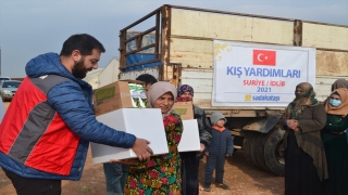 Sadakataşı Derneğinden İdlib’deki çocuklara yardım