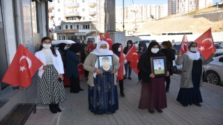 Şırnak’ta terör mağduru aileler HDP İl Başkanlığı önünde eylem yaptı