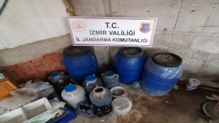 İzmir’de 600 litre kaçak içki ele geçirildi