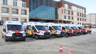 Sağlık Bakanlığınca Kastamonu’ya tahsis edilen 6 ambulans teslim edildi 