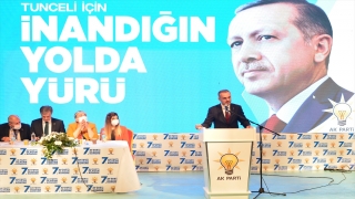 AK Parti Genel Başkan Yardımcısı Kandemir partisinin Tunceli 7. Olağan İl Kongresi’nde konuştu: