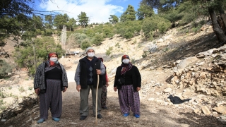 Antalya’da hazine arazilerindeki ağaçların kesildiğini iddia eden mahalleli bölgede nöbet tutuyor