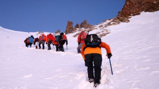 11. Erciyes Kış Tırmanışı tamamlandı