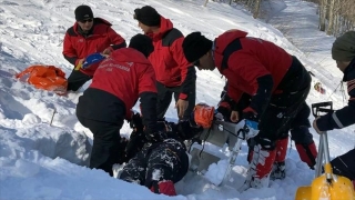 Kartepe Kayak Merkezi’nde çığ tatbikatı yapıldı