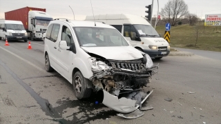 Tekirdağ’da trafik kazası: 3 yaralı