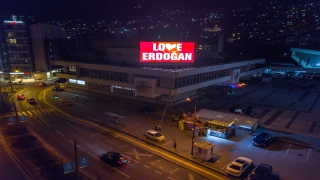 Saraybosna’dan ”Love Erdoğan” mesajı