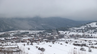 Kastamonu’da kar yağışı nedeniyle 13 köyde ulaşım sağlanamıyor