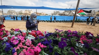 Toprak Günü’nün 45. yılında Gazze’de ”Ülkemin Baharı” adıyla fuar düzenlendi