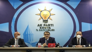 Enerji ve Tabii Kaynaklar Bakanı Dönmez, AK Parti Konya İl Başkanlığını ziyaret etti: