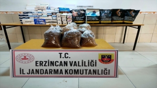 Erzincan’da 40 bin 800 makaron ve 60 kilogram tütün ele geçirildi