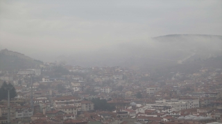 Kastamonu’da sis ve toz bulutu etkili oluyor