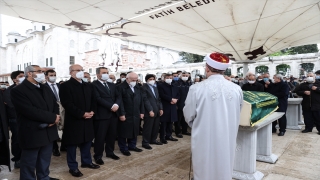 İSAV Başkanı Prof. Dr. Ali Özek, son yolculuğuna uğurlandı