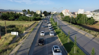 Adıyaman’da İsrail’in Filistinlilere saldırıları konvoy oluşturularak protesto edildi