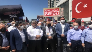 İsrail’in Mescidi Aksa ve Filistinlilere saldırıları Bursa’da protesto edildi